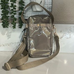 Lesportsac Mini Phone Crossbody Golden Spark